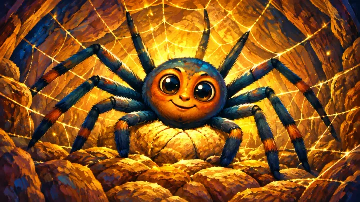 Anansi armiarma bere urrezko amaraunean, Ghanako ipuina