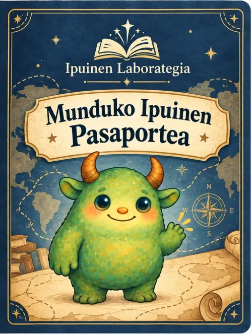 Munduko Ipuinen Pasaportearen azala, Isurirekin